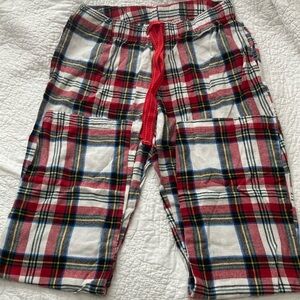 Straight Legged Plaid Pajama Pants
